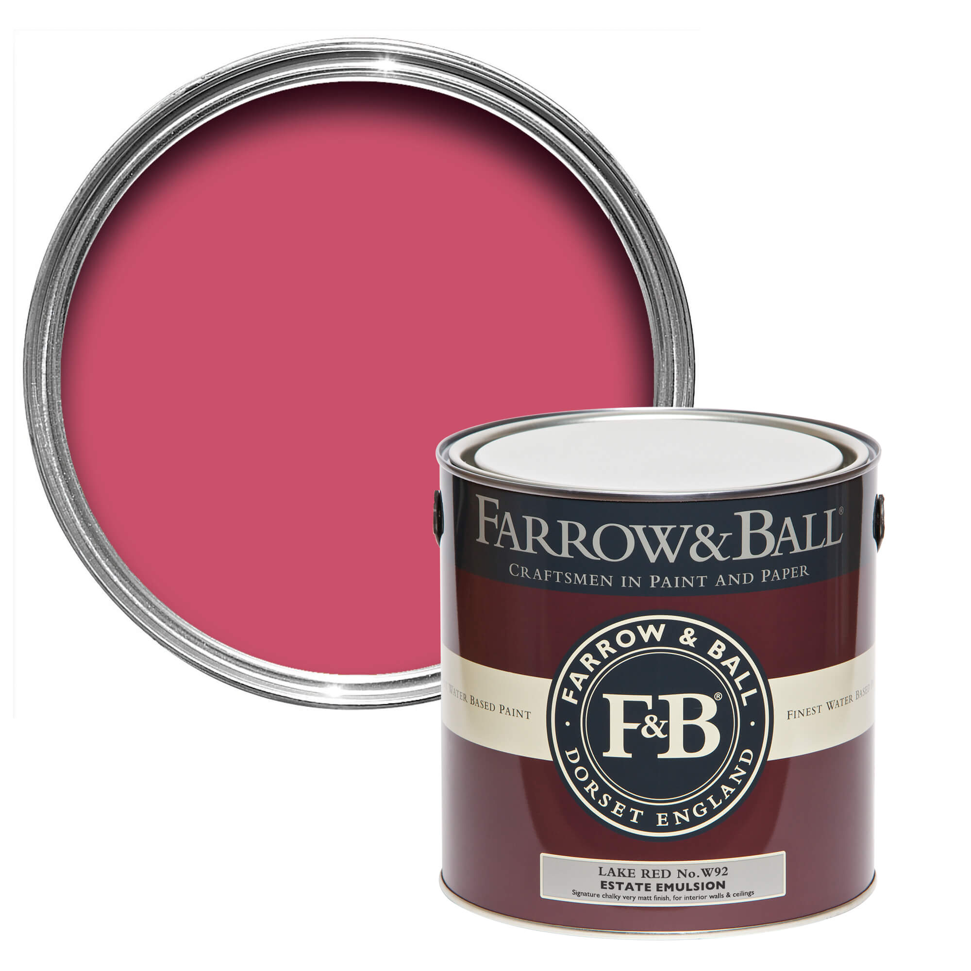 Farrow and Ball's Lake Red No.W92