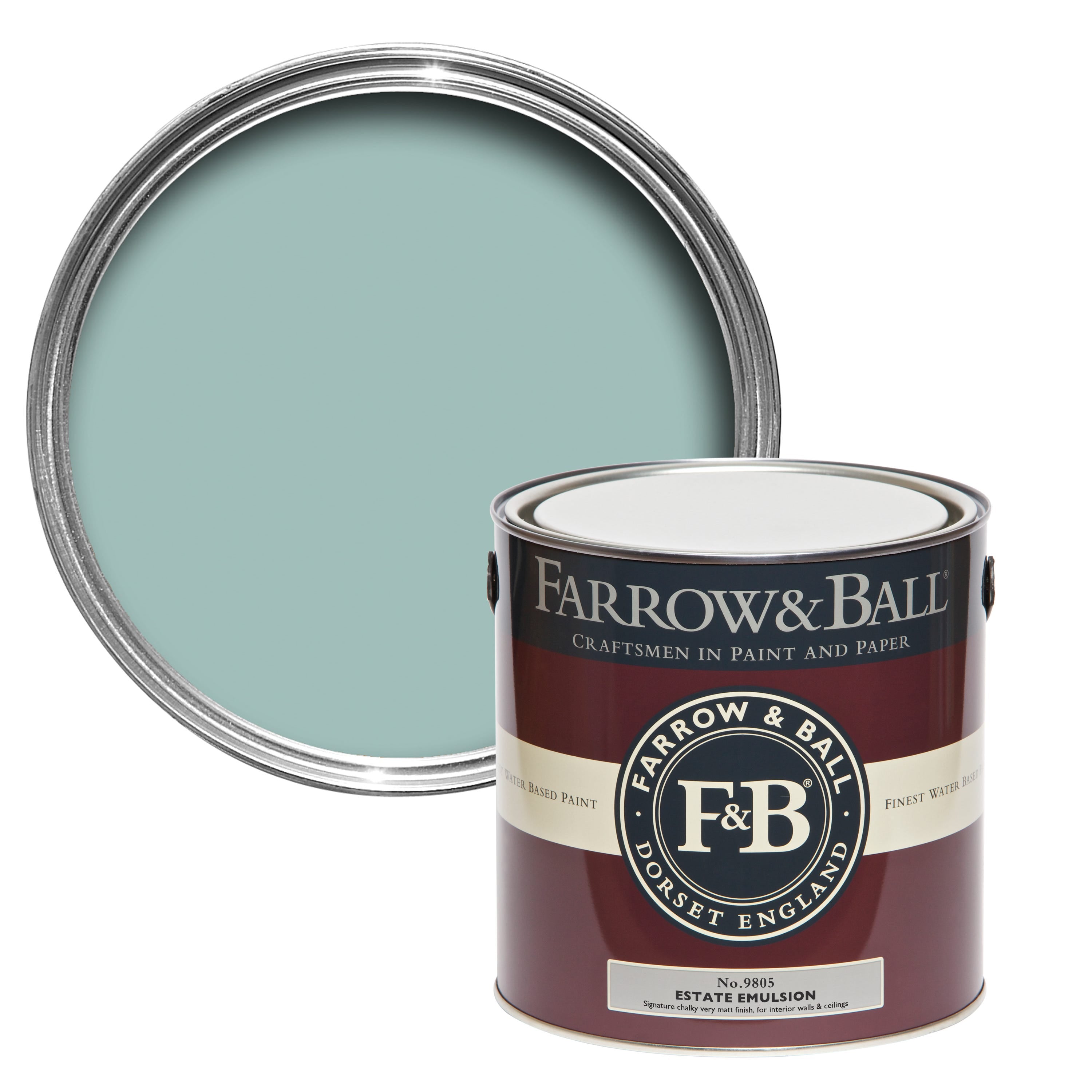 Farrow and Ball's Ancona Blue No.9805
