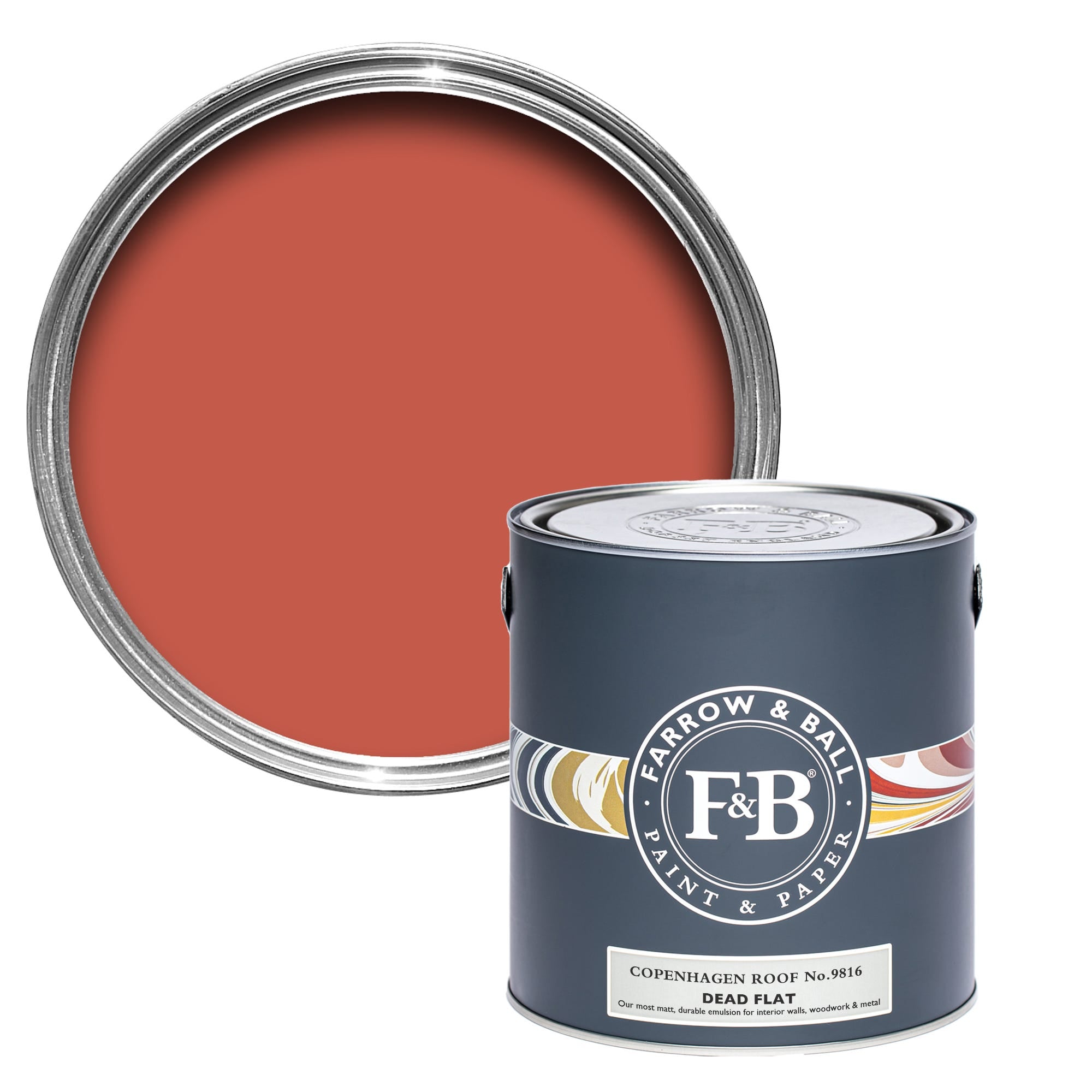 Farrow and Ball's Copenhagen Roof No.9816