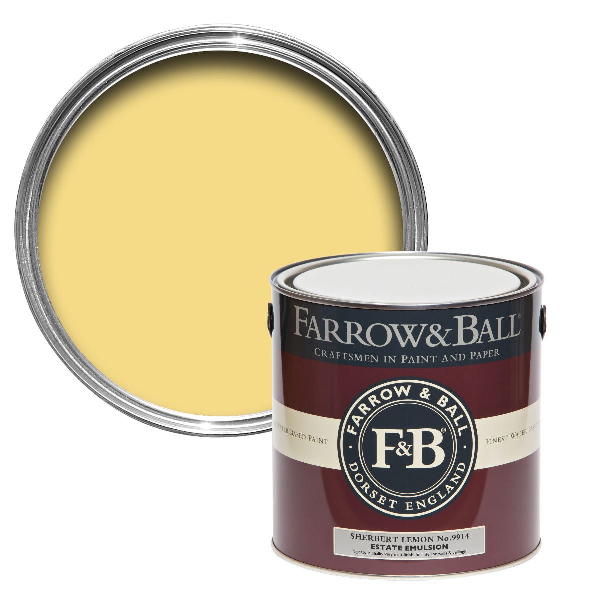 Farrow and Ball's Sherbert Lemon No.9914
