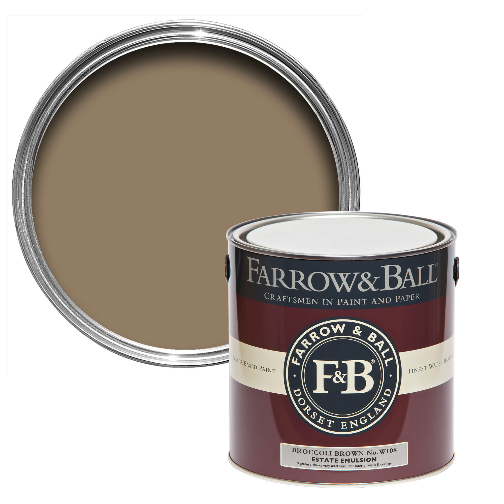 Farrow and Ball's Broccoli Brown No.198