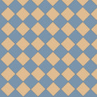 Victorian chequerboard tile design in soft ivory and muted blue, offering timeless elegance for traditional or modern spaces.  