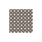 Victorian geometric tile pattern with alternating chocolate-brown, ivory-white, and pale-green squares in a diagonal lattice design.  