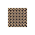 Victorian geometric tile pattern with alternating black, coffee, and cognac-beige squares in a diagonal lattice design.  