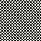 A classic Victorian chequerboard pattern in black and white, crafted from 35mm square tiles. 