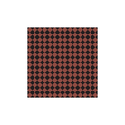 Victorian chequerboard tile design in classic black and red made up of 50mm square tiles.  