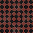 Victorian chequerboard tile design in classic black and red, offering timeless elegance for traditional or modern spaces.  