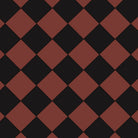 Victorian chequerboard tile design in classic black and red, offering timeless elegance for traditional or modern spaces.  