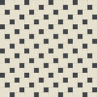 Geometric pattern of alternating white and smaller black squares arranged in a staggered grid, creating a bold, modern optical effect.  