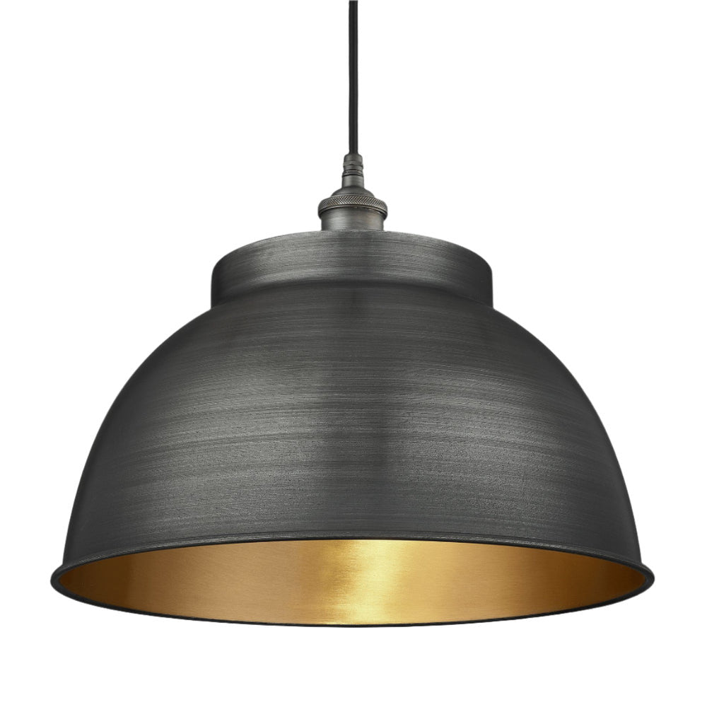 Image of Industville's Brooklyn Outdoor & Bathroom Dome Pendant 17"