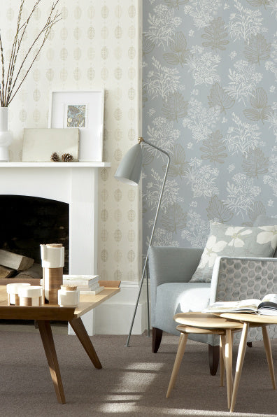 Little Greene's Cones Wallpaper in Lint