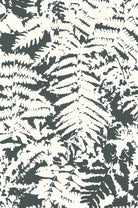 Little Greene's Fern Wallpaper in Off Black