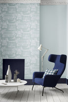 Little Greene's Hampstead Wallpaper in Penumbra