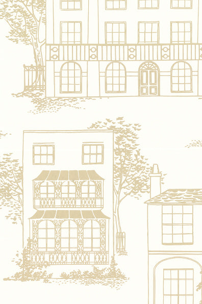Little Greene's Hampstead Wallpaper in Cloister