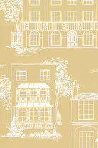 Little Greene's Hampstead Wallpaper in Yellow Apple