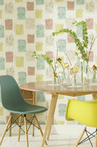 Little Greene's Herbes Wallpaper in Cocktail