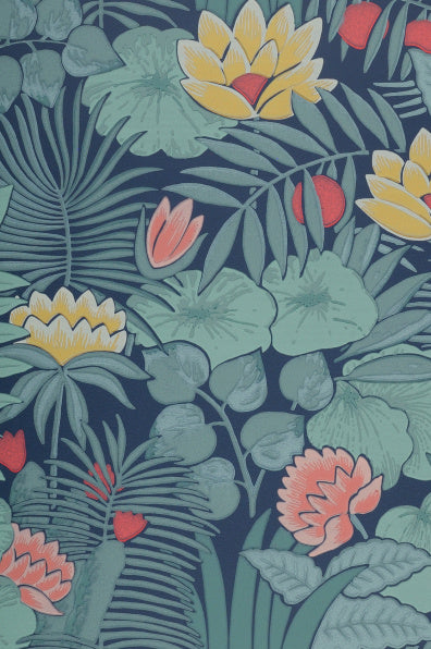 Little Greene's Reverie Wallpaper in Nile