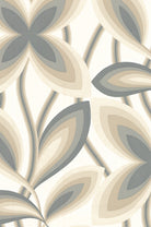 Little Greene's Starflower Wallpaper in Platinum
