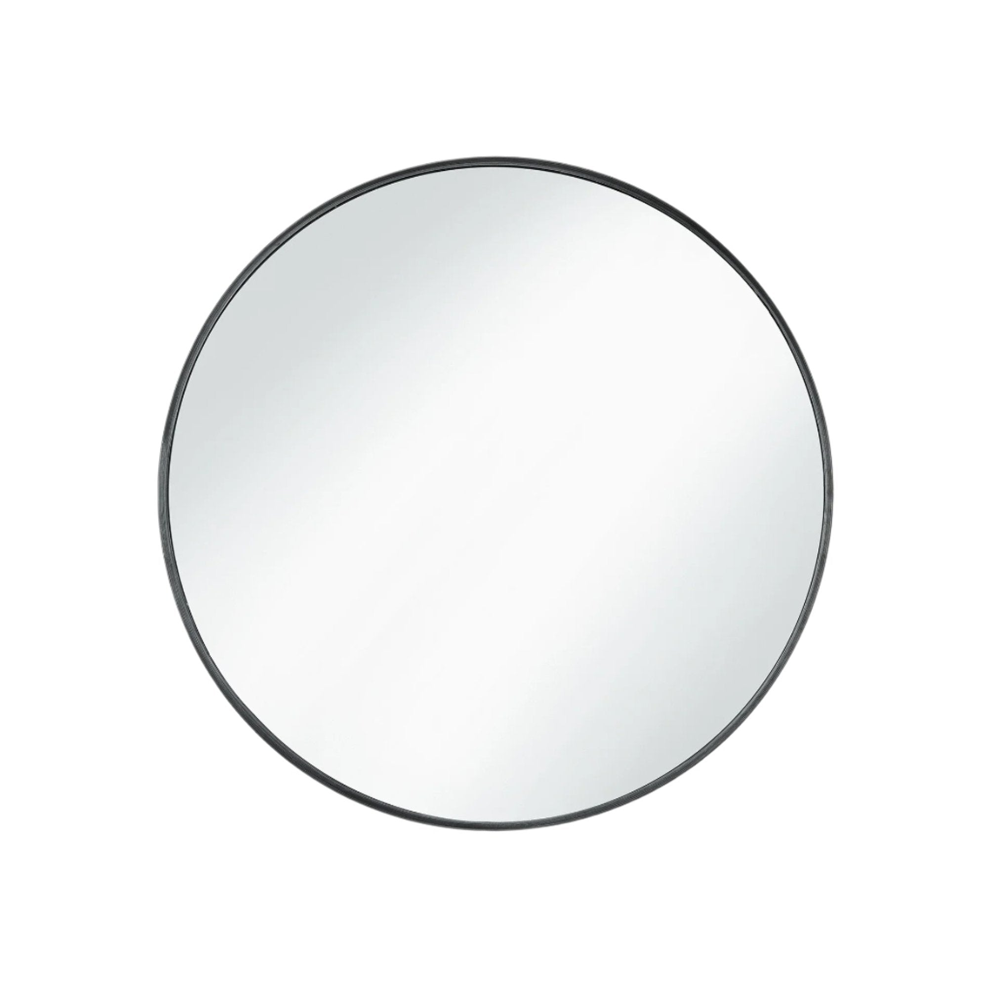 Image of Industville's Sleek Urban Round Wall Mirror 24"