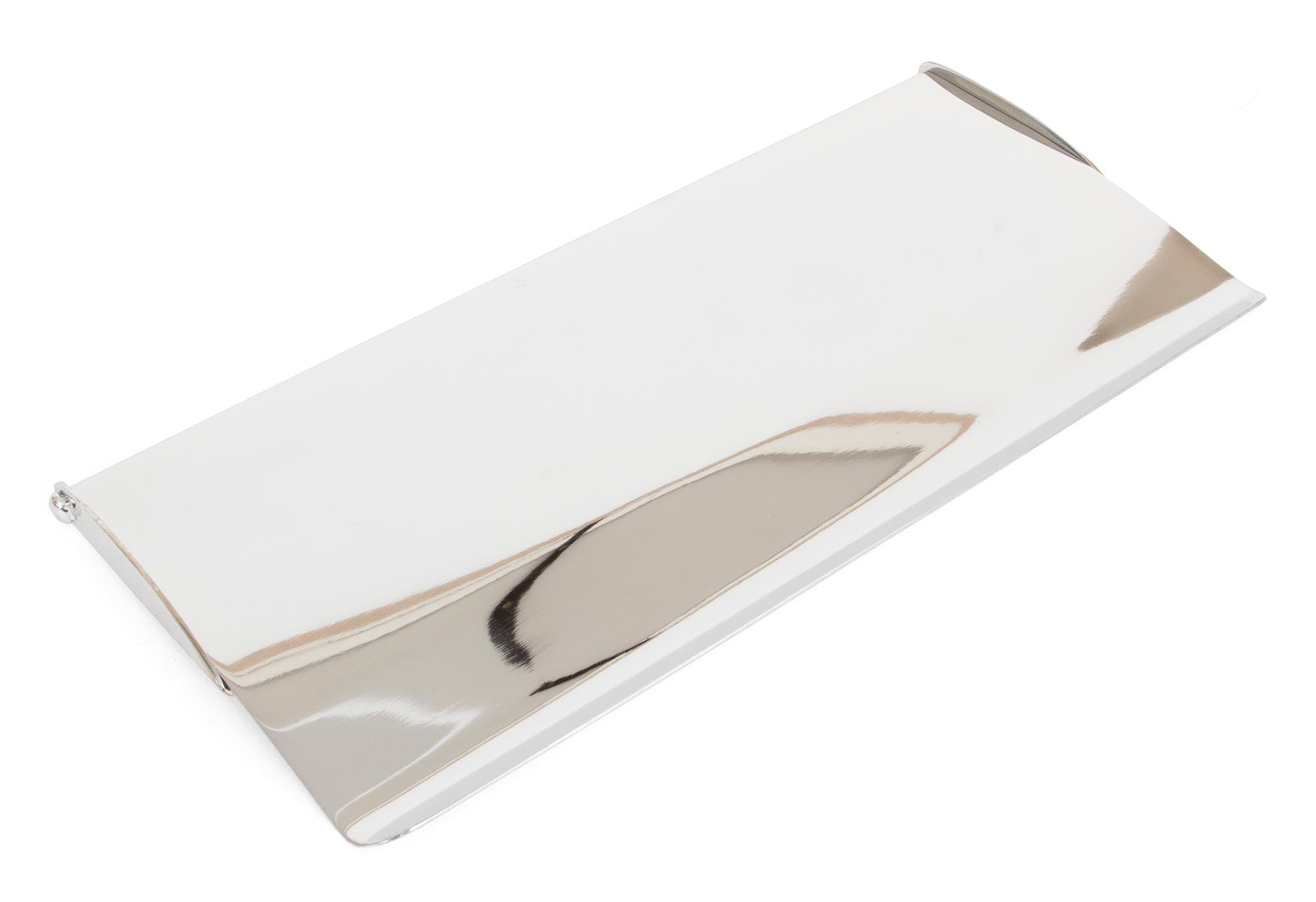 From The Anvil's Polished Chrome Letter Plate Cover