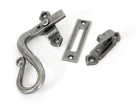 From The Anvil's Pewter Patina Locking Shepherds Crook Fastener