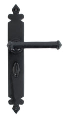 From The Anvil's Black Tudor Lever Bathroom Set