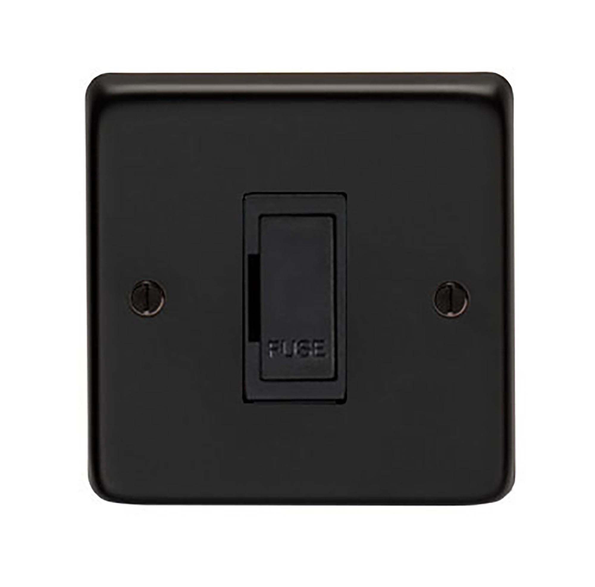 From The Anvil's Matt Black 13 Amp Unswitched Fuse