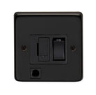 From The Anvil's Matt Black 13 Amp Fused Switch + Flex
