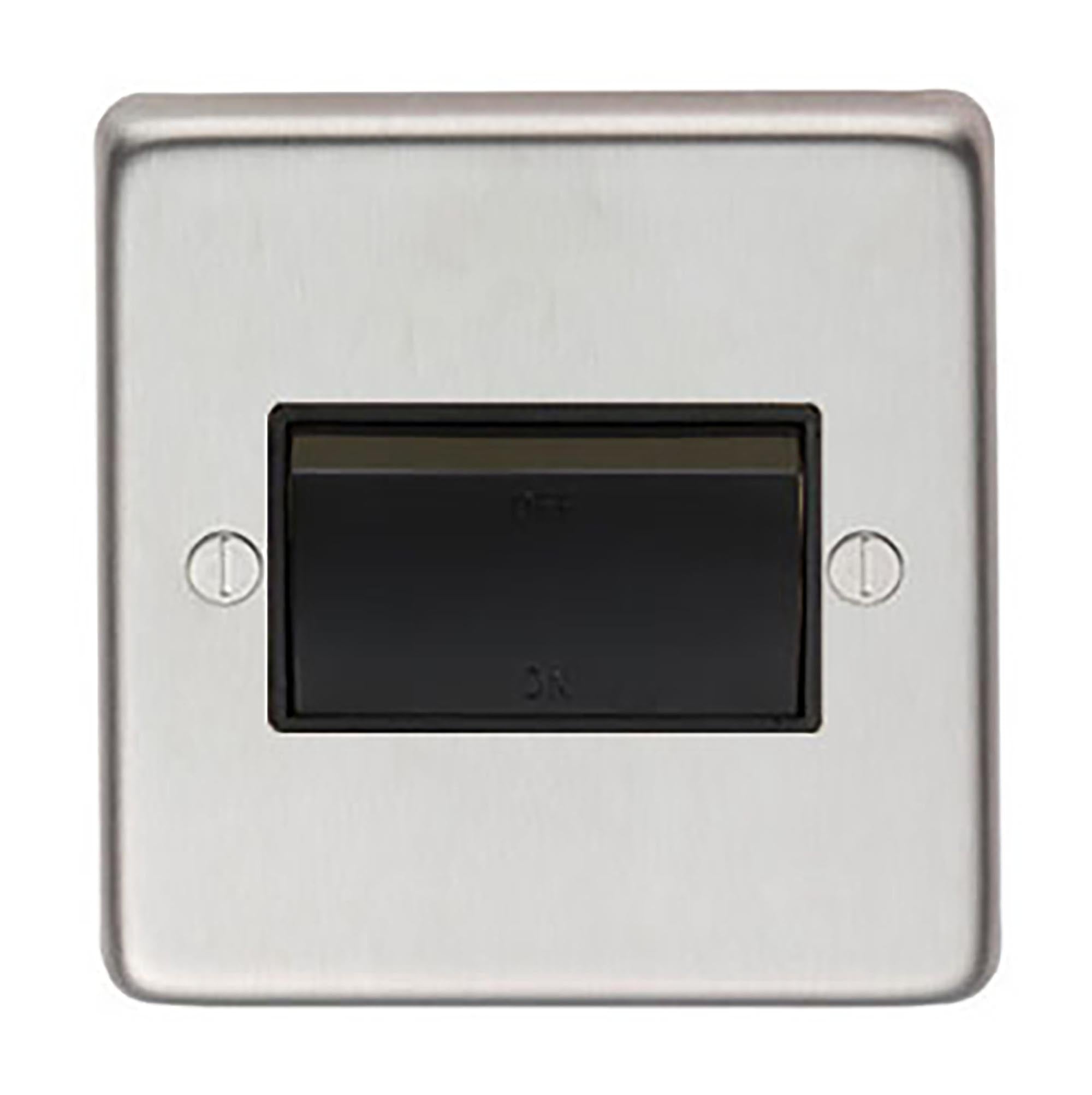 From The Anvil's Satin Stainless Steel BN Fan Isolator Switch