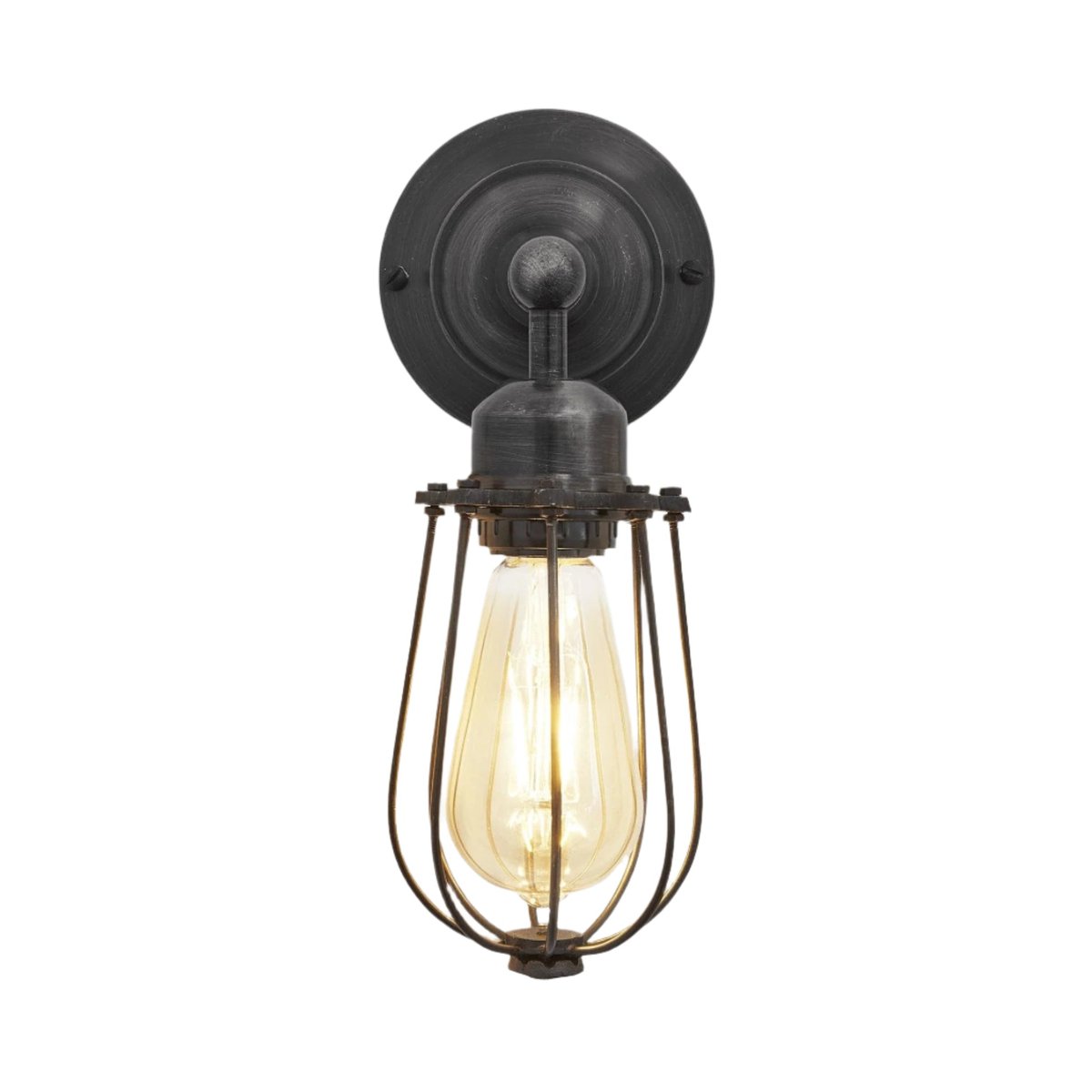 Image of Industville's Orlando Wire Cage Wall Light 4"