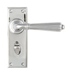 From The Anvil's Polished Chrome Hinton Lever Bathroom Set