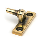 From The Anvil's Aged Brass Cranked Casement Stay Pin