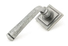 From The Anvil's Pewter Patina Avon Round Lever on Rose Set (Sprung)