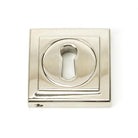 From The Anvil's Polished Nickel Round Escutcheon