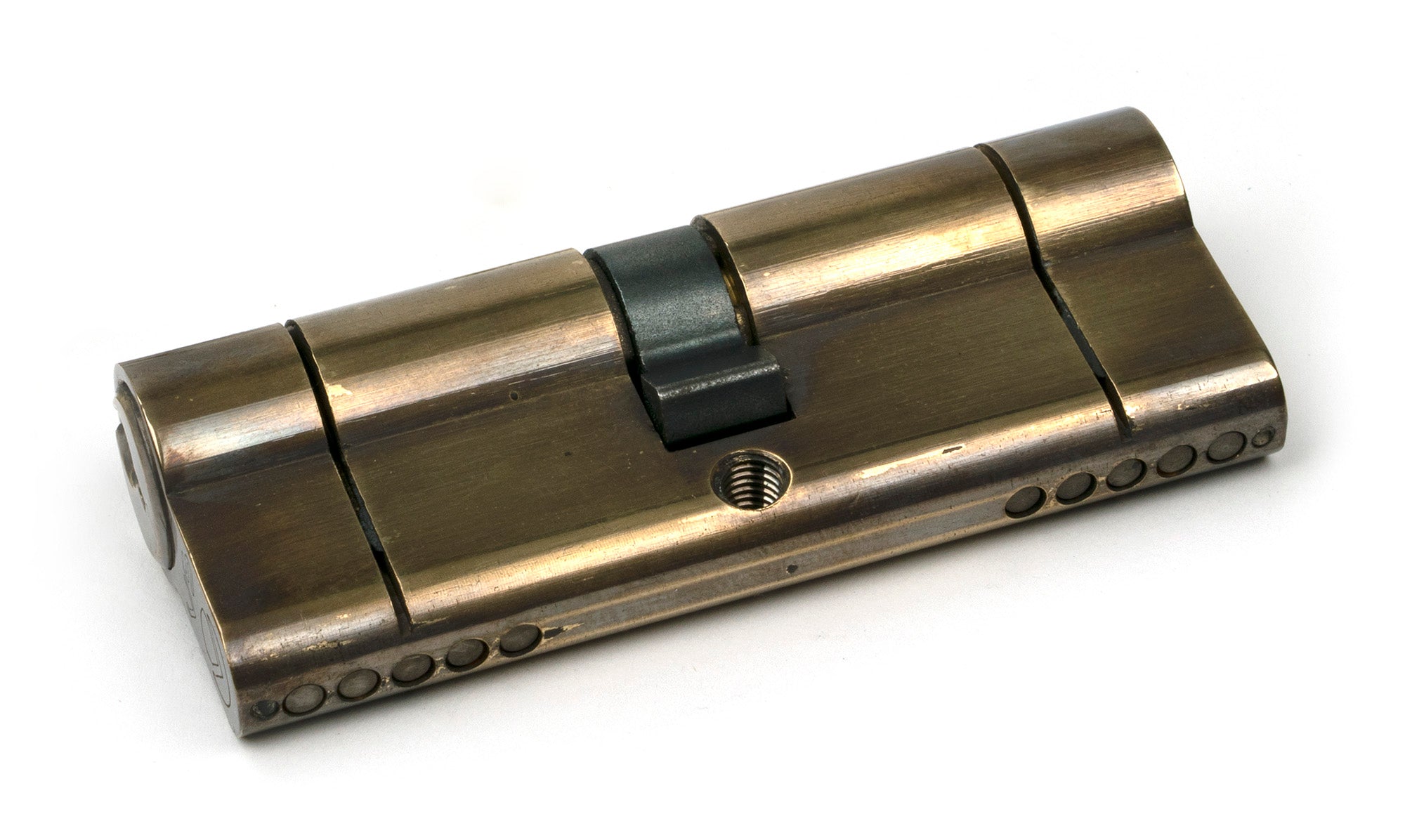 From The Anvil's Aged Brass 5 Pin Euro Cylinder