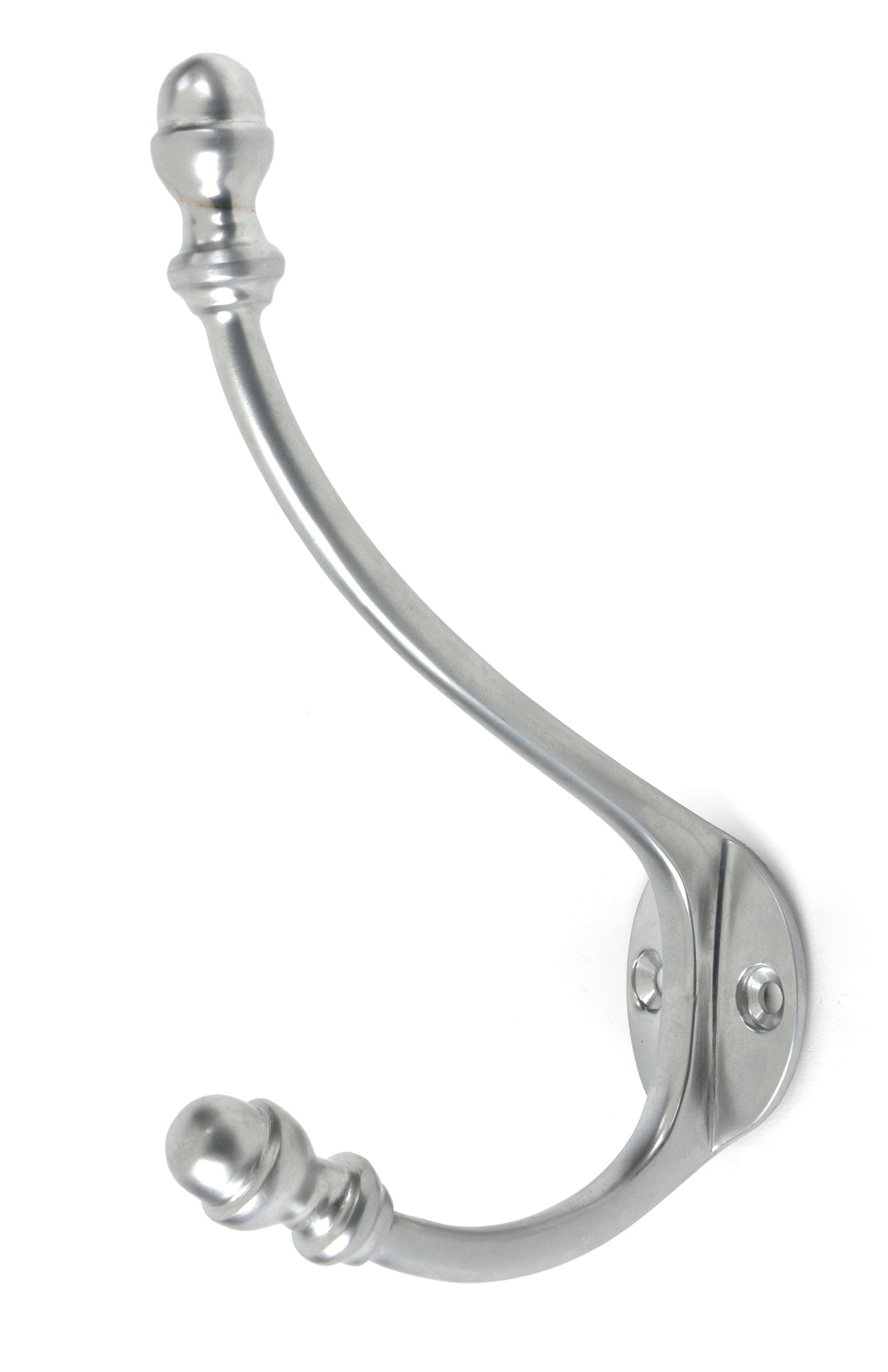 From The Anvil's Satin Chrome Hat & Coat Hook