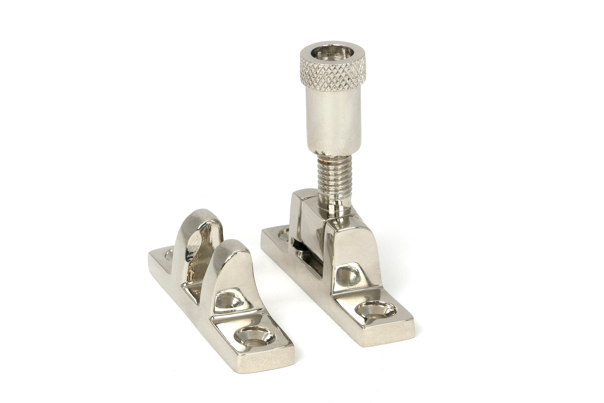 From The Anvil's Polished Nickel Brompton Brighton Fastener