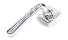 From The Anvil's Polished Chrome Newbury Lever on Rose Set (Sprung)