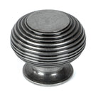 From The Anvil's Pewter Patina Beehive Cabinet Knob