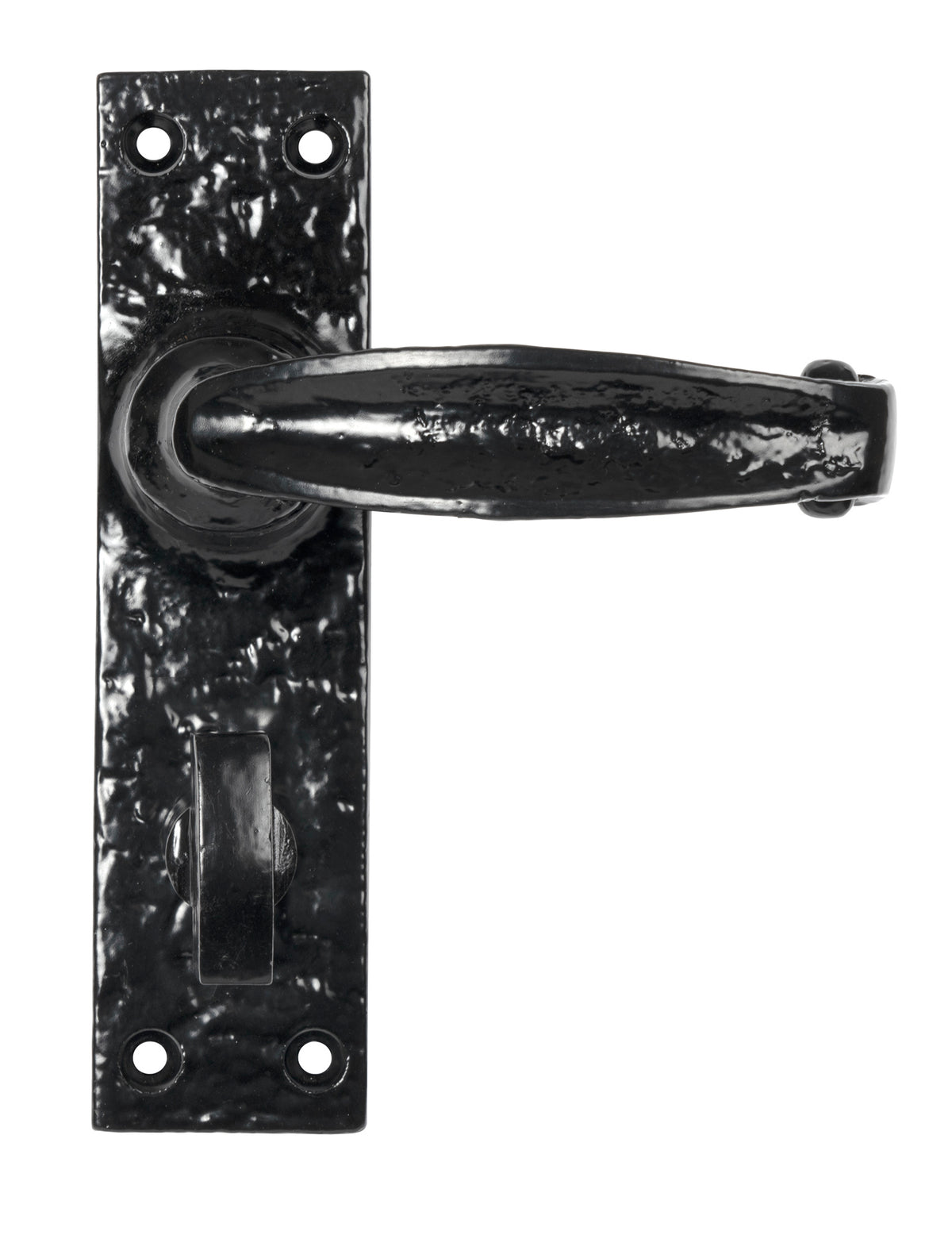From The Anvil's Black Classic Lever Bathroom Set