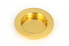From The Anvil's Polished Brass Plain Round Pull