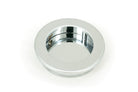 From The Anvil's Polished Chrome Plain Round Pull