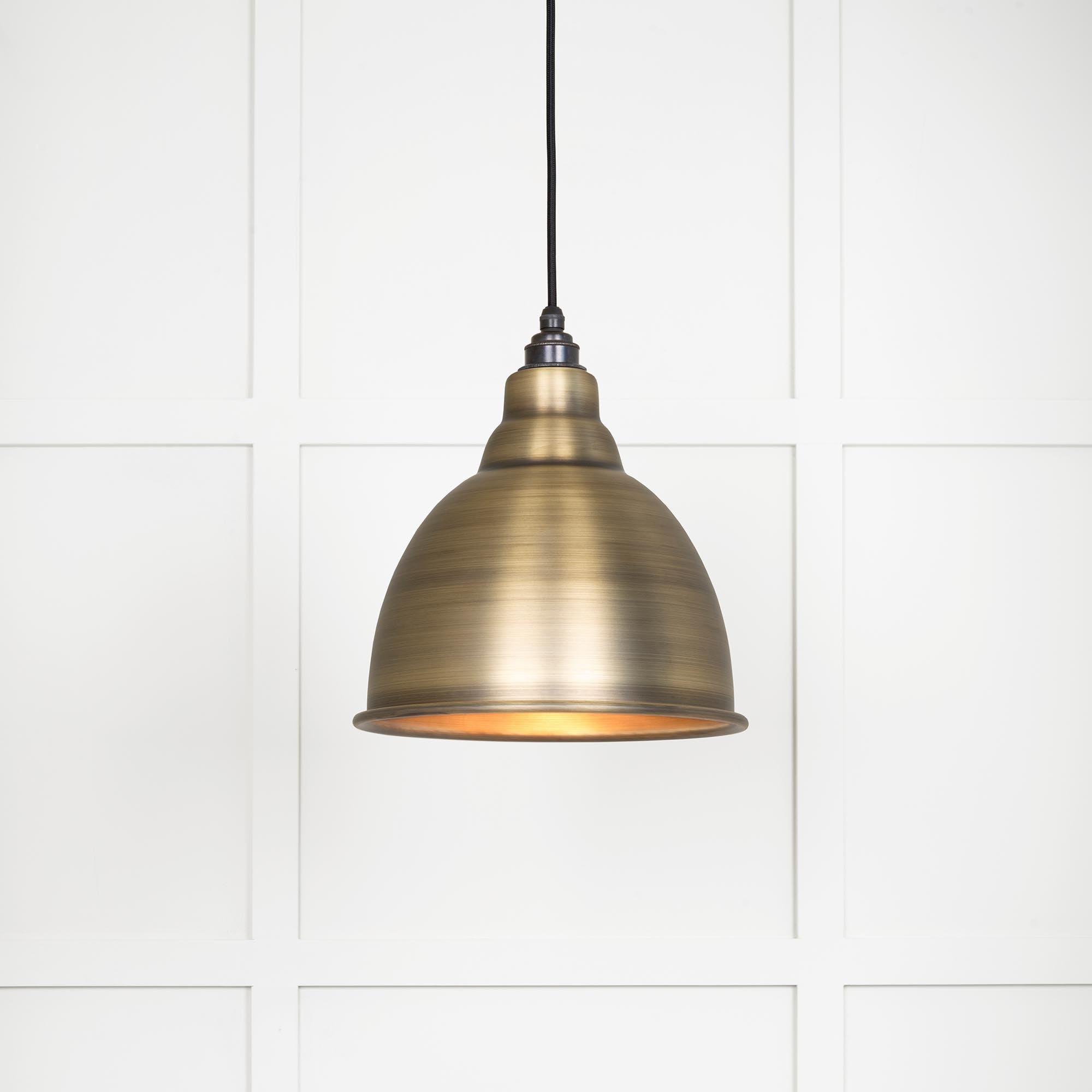 From The Anvil's Aged Brass Aged Brass Brindley Pendant