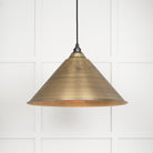 From The Anvil's Aged Brass Aged Brass Hockley Pendant