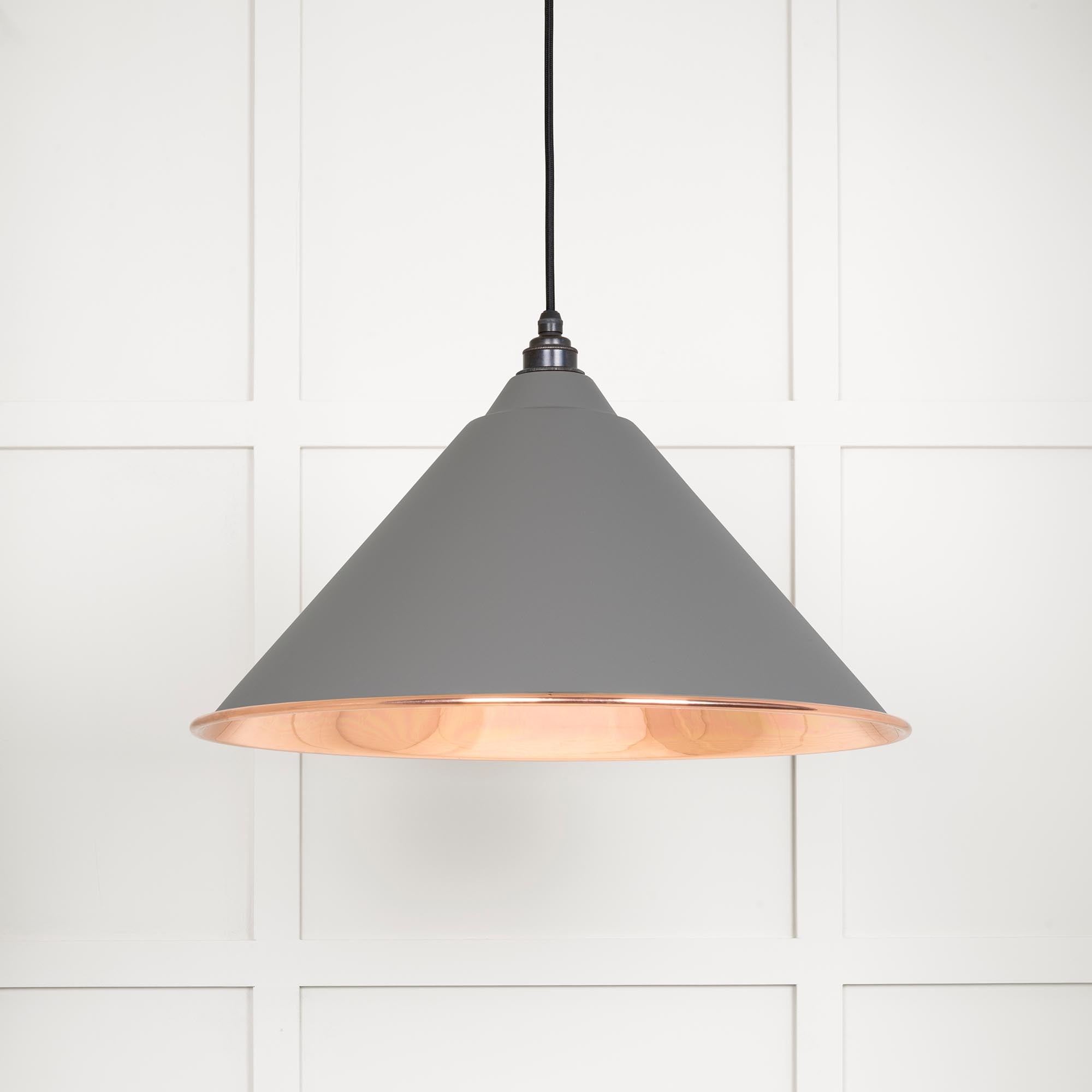 From The Anvil's Smooth Copper Smooth Copper Hockley Pendant