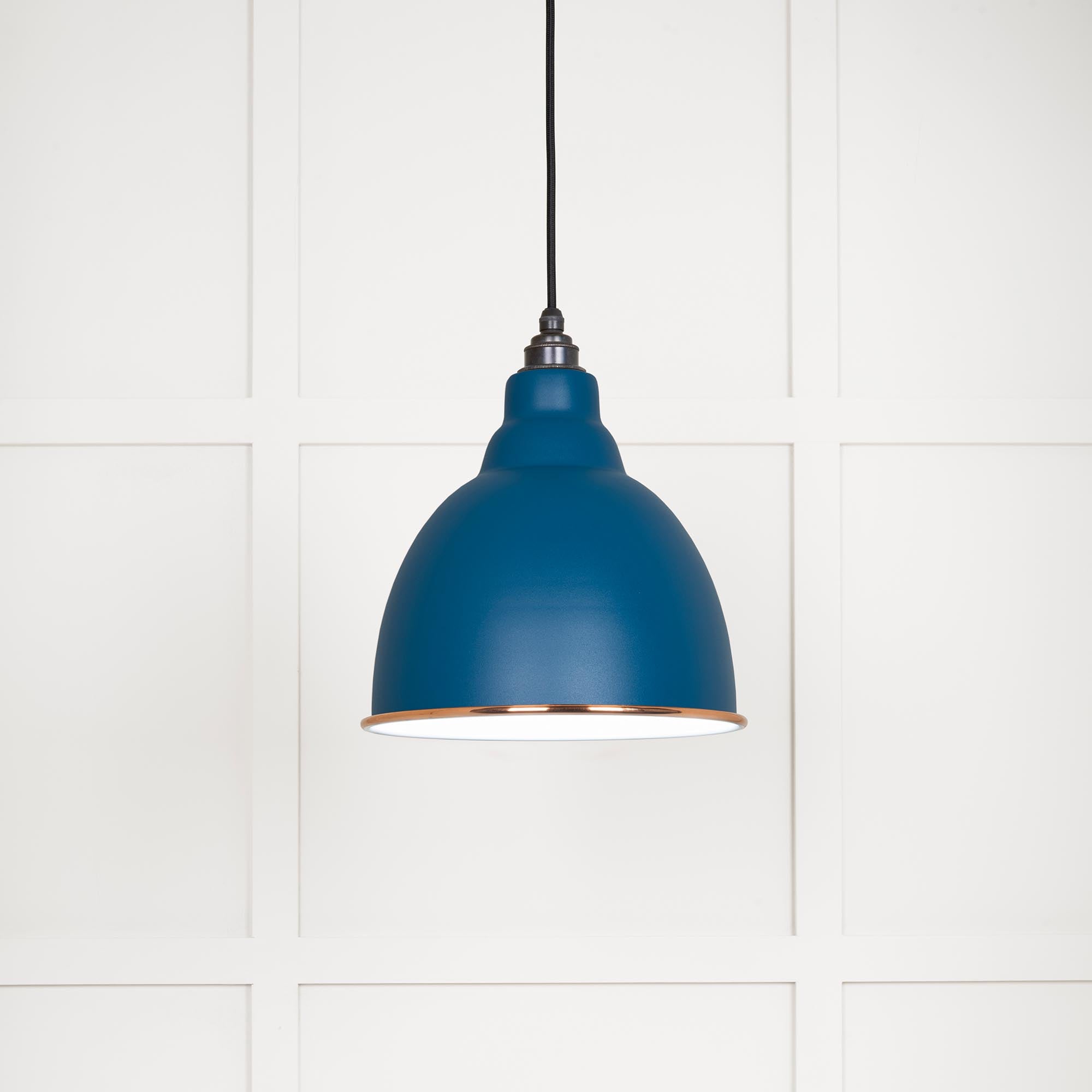 From The Anvil's Accent White Gloss Brindley Pendant