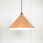 From The Anvil's Accent White Gloss Hockley Pendant