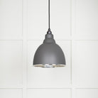 From The Anvil's Hammered Nickel Hammered Nickel Brindley Pendant