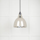 From The Anvil's Hammered Nickel Hammered Nickel Brindley Pendant