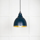 From The Anvil's Hammered Brass Hammered Brass Brindley Pendant